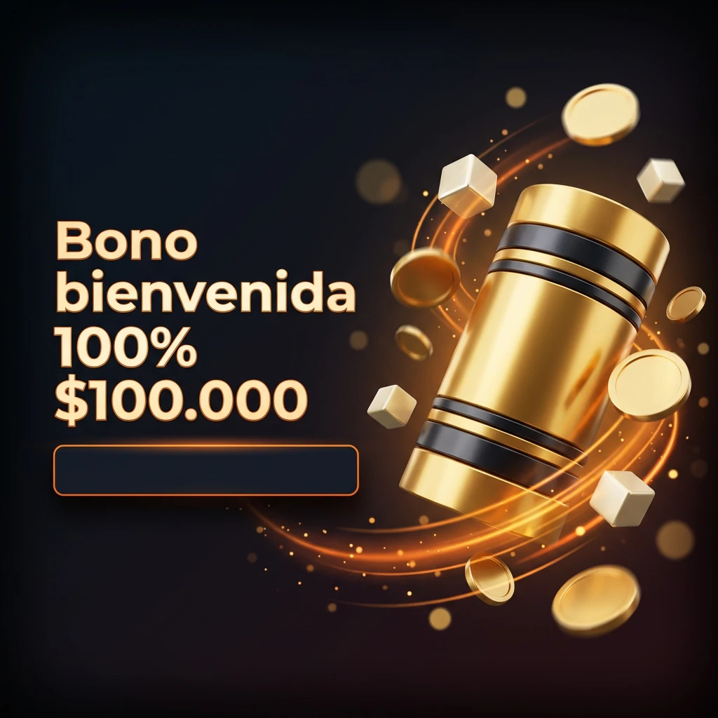 Bono bienvenida 100% $100.000